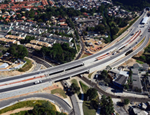 Rio de Janeiro – Murs en terre renforcée pour la voie rapide Transolimpica BRT